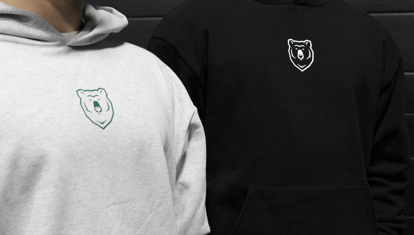 Bear Club Hoodie Vol. 1 (Grey w/Forest Green)