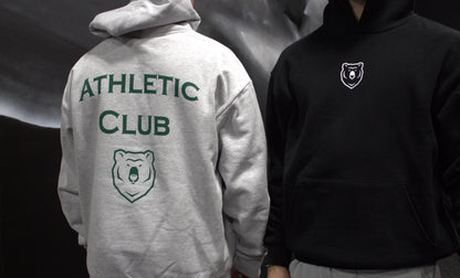 Bear Club Hoodie Vol. 1 (Grey w/Forest Green)